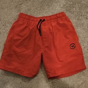Virus Red Athletic Shorts